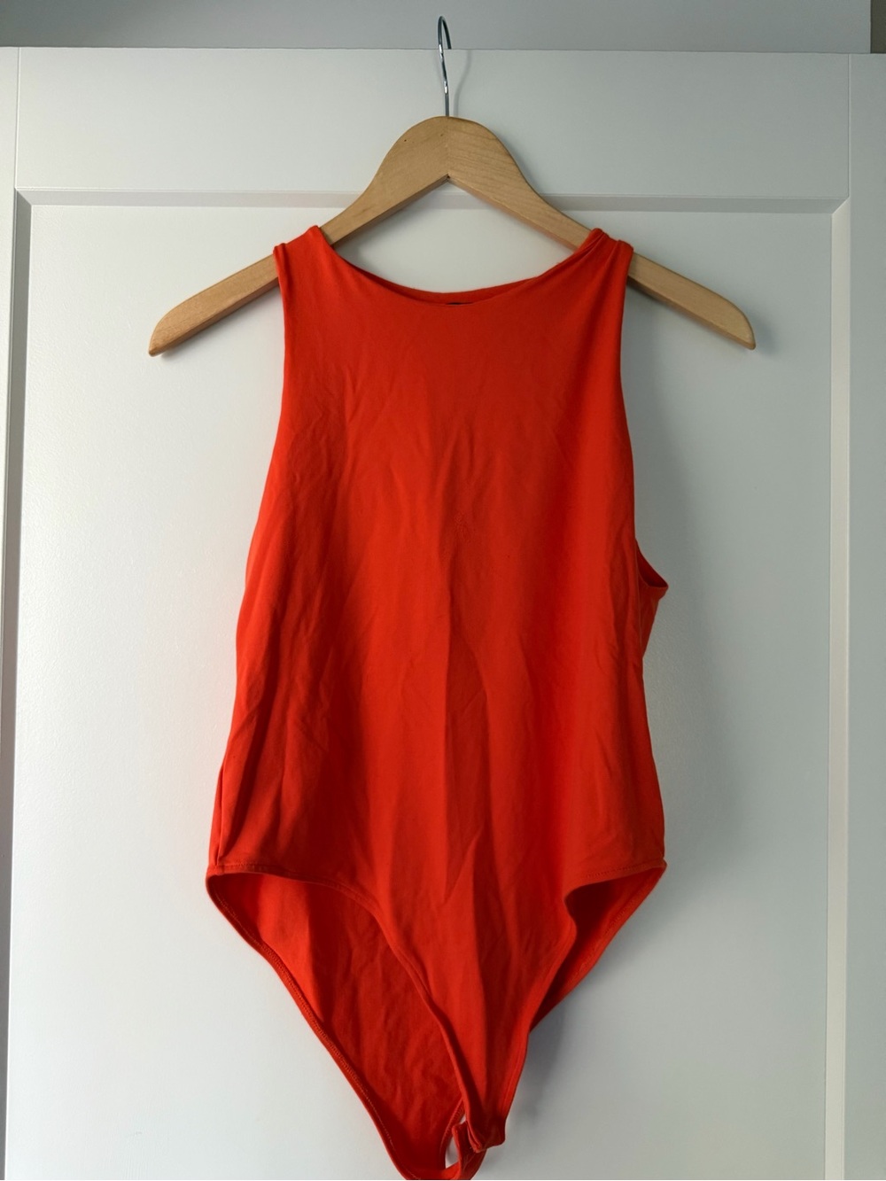 Zara Sleeveless Bodysuit-Orange